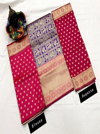 Designer Half and Half Saree(unstich) SA125-240