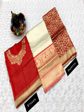 Designer Half and Half Saree(unstich) SA125-241