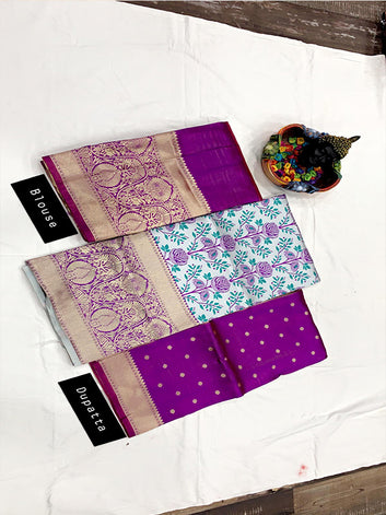 Designer Half and Half Saree(unstich) SA125-245