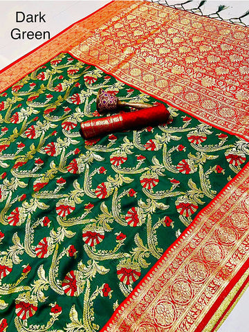 Super Hit Pure Soft Banarasi Silk Saree with Original Gold Zari SA625-797