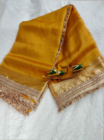 Banarasi Soft Maharani Glass Tissue Silk Saree SA525-671