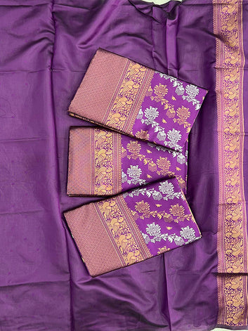Grace in Every Drape – Premium Lichi Silk Saree SA625-845