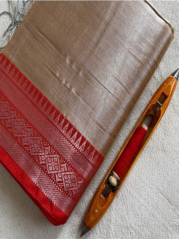 Lightweight Handloom Raga Tissue Cotton Saree SA525-695