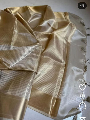 Premium Banarasi Soft Brocade Tissue Silk Saree SA525-677