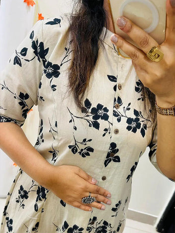 Designer Digital Print Co-Ord Set | A-Line Kurti with Ankle-Length Pants  ! SA625-722