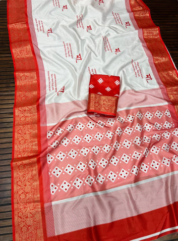 Red Devi – Durga Puja Special Soft Silk Saree with Digital Print SA925-1175