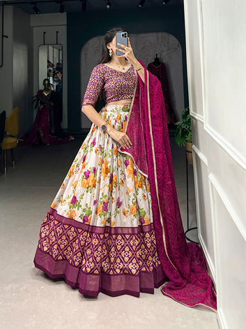 Floral Patola Lehenga  ! SA425-511