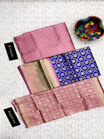 Designer Half and Half Saree(unstich) SA125-229