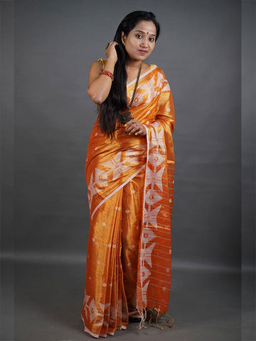 Super Soft & Lightweight Summer-Friendly Handloom Cotton Saree SA525-682