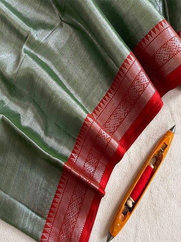 Lightweight Handloom Raga Tissue Cotton Saree SA525-696