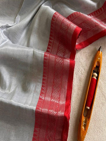 Lightweight Handloom Raga Tissue Cotton Saree SA525-697