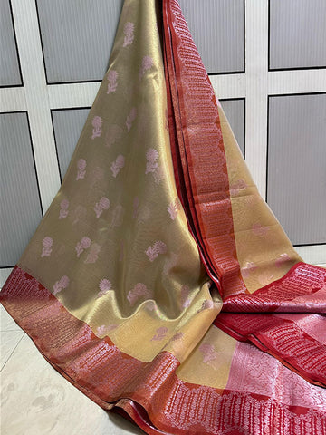 Premium Banarasi Soft Tissue Saree SA525-692