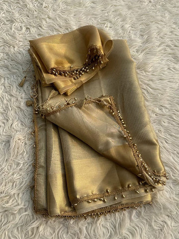 Nayanthara Lace | Banarasi Semi Kanjivaram Tissue Silk Sare SA525-674