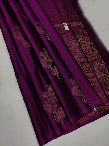 All-Over Jacquard Lichi Silk Saree SA625-839