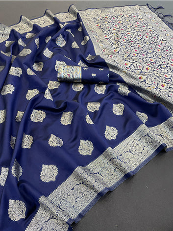 Tissue Soft Banarasi Silk weaving Saree  SA125-292