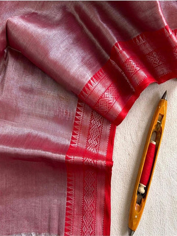 Lightweight Handloom Raga Tissue Cotton Saree SA525-698