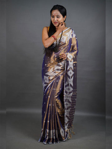 Super Soft & Lightweight Summer-Friendly Handloom Cotton Saree SA525-684