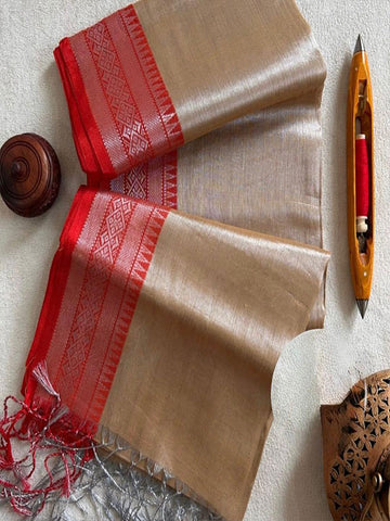 Lightweight Handloom Raga Tissue Cotton Saree SA525-699