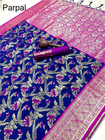 Super Hit Pure Soft Banarasi Silk Saree with Original Gold Zari SA625-801