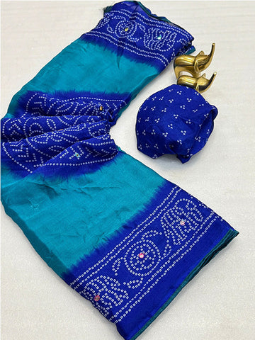 Bandhani Beauty Meets Zari Elegance! SA425-492