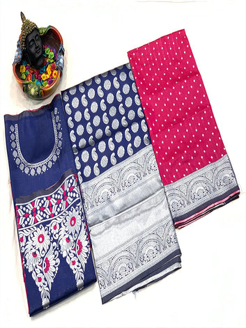 Designer Half and Half Saree(unstich) SA125-235