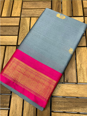 Affordable Rate Cotton Silk Sari with weaving Zari SA125-279