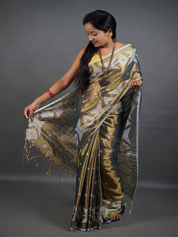 Super Soft & Lightweight Summer-Friendly Handloom Cotton Saree SA525-687
