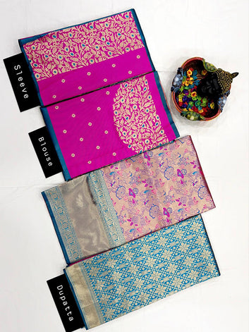 Designer Half and Half Saree(unstich) SA125-236