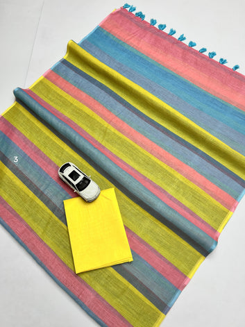 Linen Digital Printed Saree SA825-1333