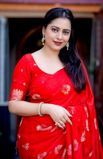 Neckless Style Meena Zari Woven Pure Georgette Saree  SA725-907