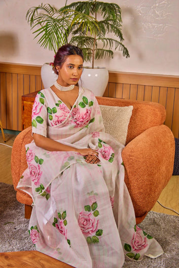 Pure Organza Tebby Silk Saree  SA725-910