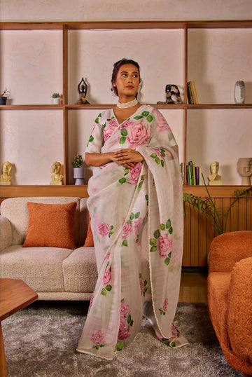 Pure Organza Tebby Silk Saree  SA725-910