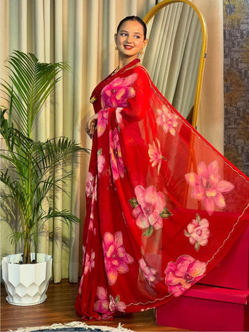 Handwork Khatli & Cutdana Detailing Sarees  SA725-913