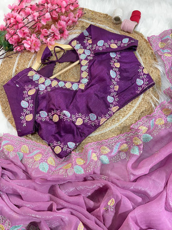 Timeless Elegance – Pure Crunchy Silk Saree  SA725-921