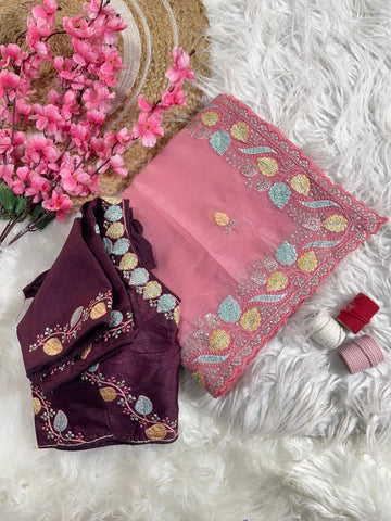 Timeless Elegance – Pure Crunchy Silk Saree  SA725-922