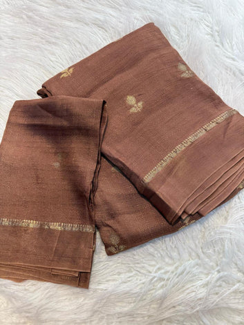 Pure Soft Viscose Silk Saree with Satin Border SA1025-1342