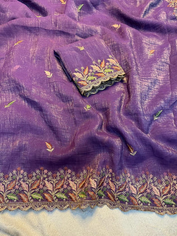 Pure Soft Crunchy Silk Saree SA1025-1314