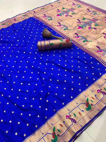 Pure Kanchivaram Paithani Silk Saree SA1025-1310