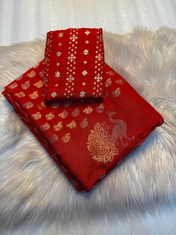 Pure Viscose Russian Dola Saree SA1025-1336