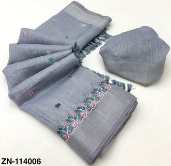 Celebrate Onam in Style – Traditional Cotton Saree with Embroidered SA825-931