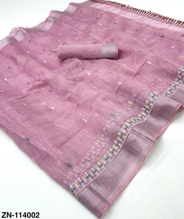 Celebrate Onam in Style – Traditional Cotton Saree with Embroidered SA825-927