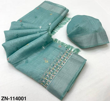 Celebrate Onam in Style – Traditional Cotton Saree with Embroidered SA825-926