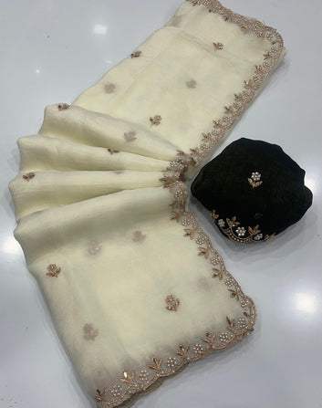 Onam Special Pure viscose Mysore crepe silk with jacquard butti SA825-962