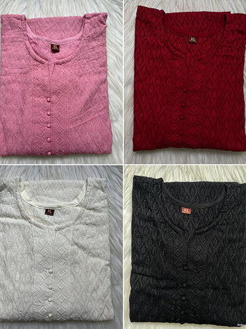 Heavy Rayon Schiffli work SA225-312