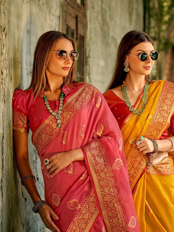 Soft Tissue Silk Sari SA225-313