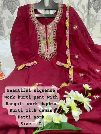 Wedding Season Edit – Handworked Kurti Set || SA325-513