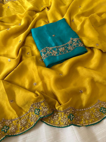 Rangoli Silk Saree with Fancy Embroidery SA826-2135