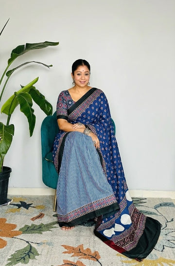 🔥Selling Fast! Affordable Modal Silk Saree SA326-1849