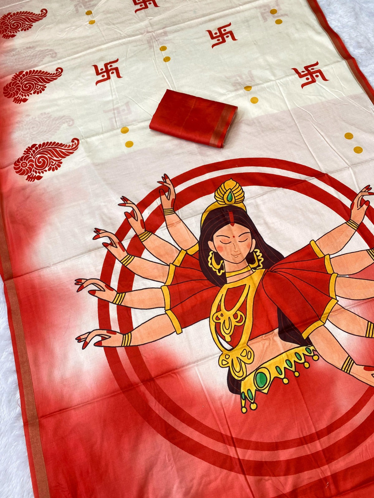 Cotton Tusser Saree with Zari Border  SA825-1161