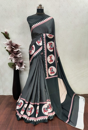 🔥Selling Fast! Affordable Modal Silk Saree SA326-1853